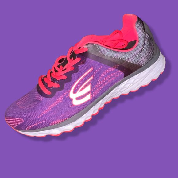 Spira Women's Vento Training Shoes With Springs Ortho Running Purple/Pink Size 1 - Picture 1 of 7